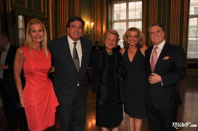 Susanna Quinn, Governor Bill Richardson, Barbara Richardson, Rebecca Cooper Dupin, and Jack Quinn.